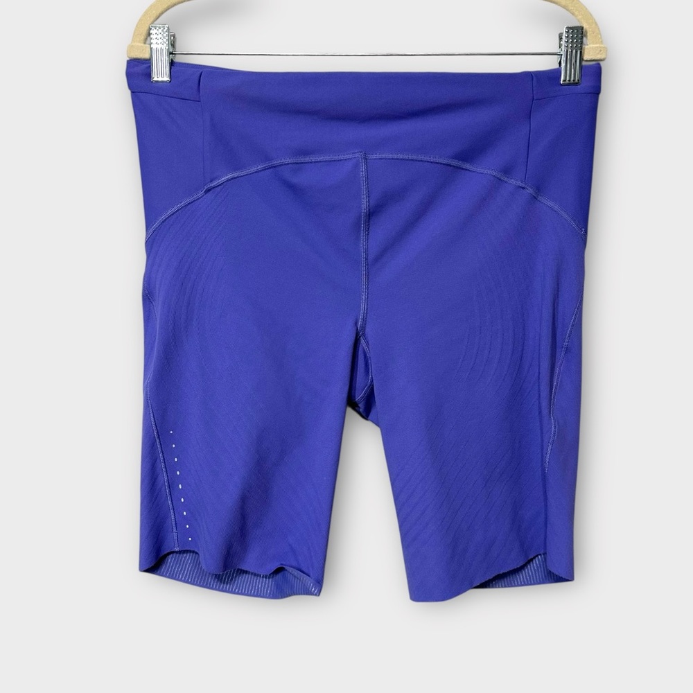 Women's Purple High-Waisted Shorts - Picture 2 of 9